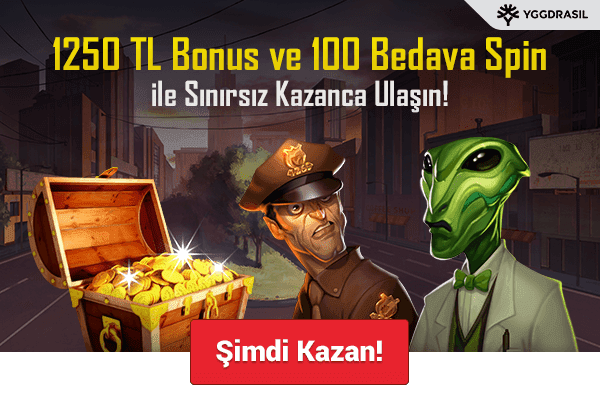 Hazino 1250 TL Bonus ve 100 Bedava Spin